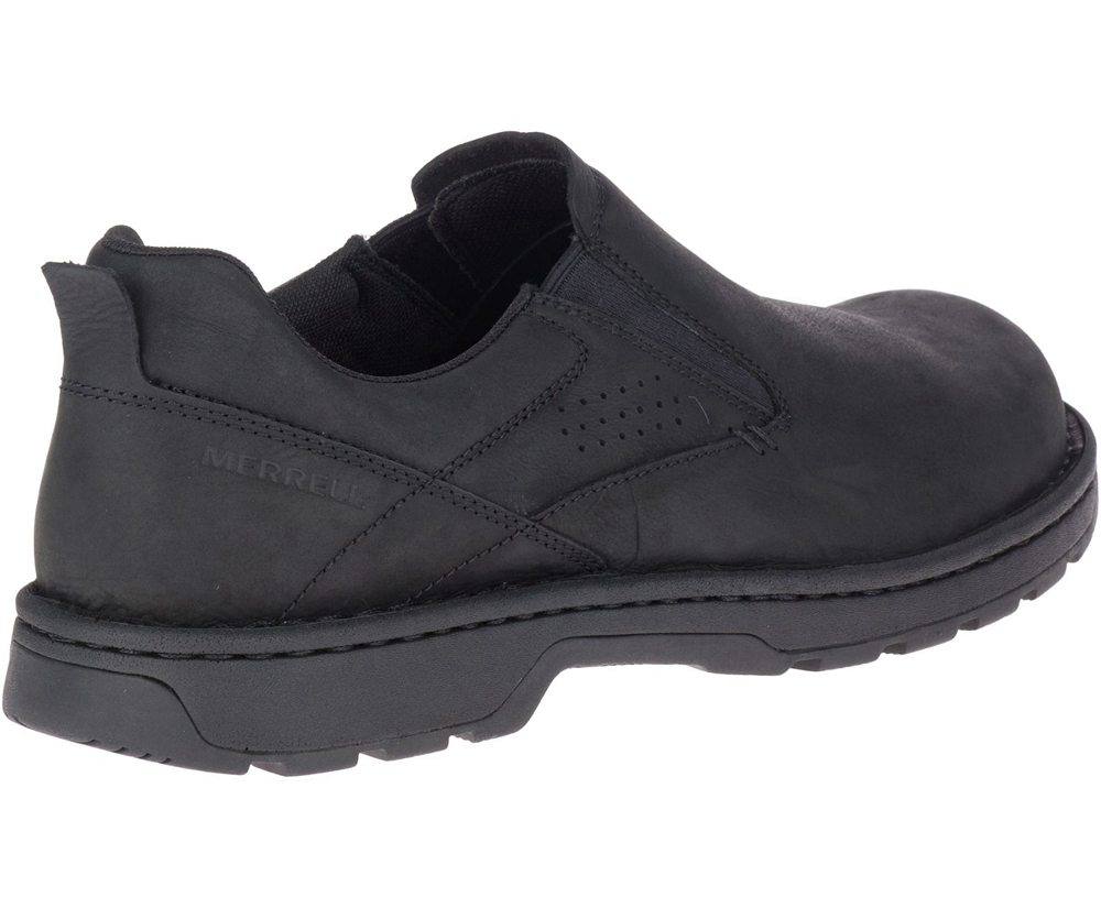 Merrell Slip Ons Black - World Legend 2 Moc Wide Width - Mens 75QMRPYZF
